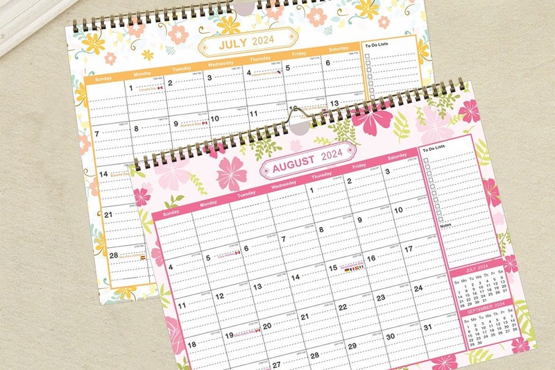 Wall Calendar 2024-2025 Large Poster Printing Planner Calendar Easy To Hang-ST2 Carousel 2