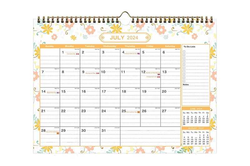 Wall Calendar 2024-2025 Large Poster Printing Planner Calendar Easy To Hang-ST2 Carousel 4