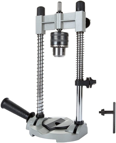 Multi-Angle Drill Guide Adjustable Drill Press Stand with Universal Chuck Carousel 1