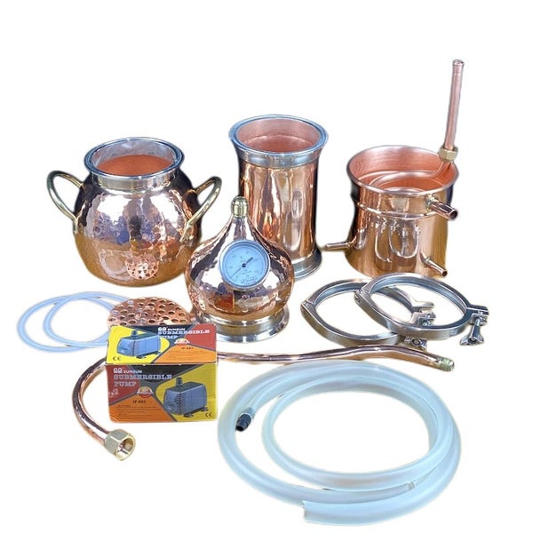 3L Handmade Copper Alembic Copper Distiller Distillation Set Carousel 1