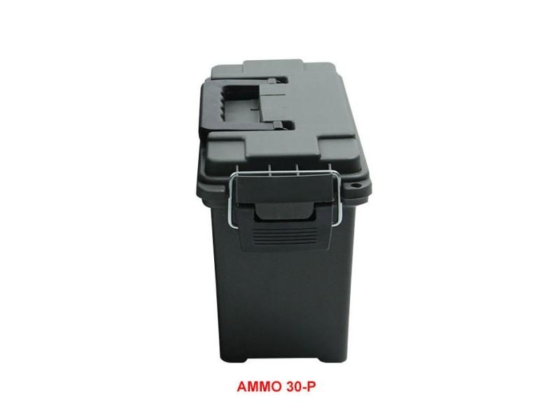 Ammo Box Style Plastic Storage Can Heavy Duty Caliber Bulk Ammo Crate Carousel 1