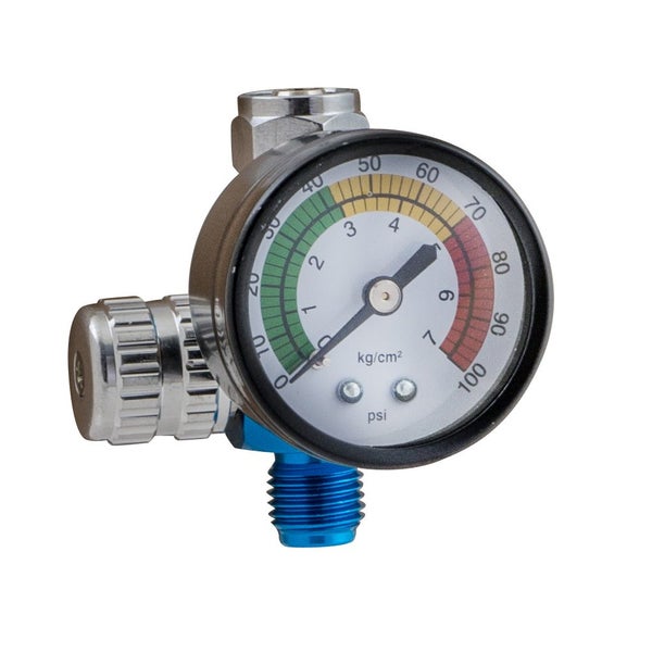IWATA 2SPRAY AIR REGULATOR WITH PRESSURE GAUGE Carousel 1