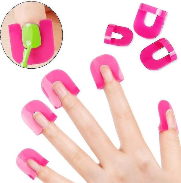 26 Pieces Permanent Nail Art Set With Permanent Nail Polish Pink Carousel 1