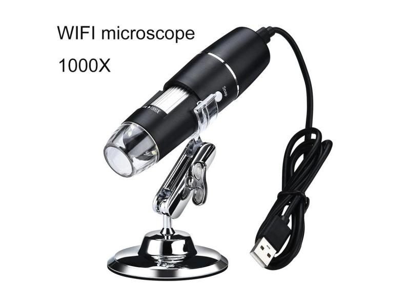 1000X Digital Usb Microscope Wifi Microscope Magnifier Camera 8LED W/Stand For Carousel 1