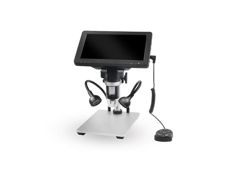 Latest 12MP DM9 HD 7 Inch Screen 1200x Digital Microscope Industrial Magnifier Carousel 1