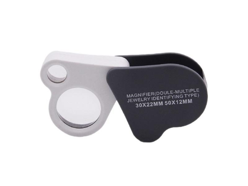 30X Handheld Large Reading Magnifying Glass With 12 LED Illuminated Light For Carousel 1