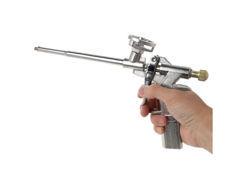 Foam Expanding Spray Gun For PU Insulating Applicator Tool Aluminum Alloy Carousel 1