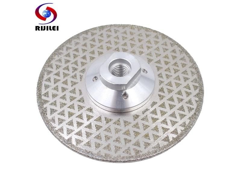 RIJILEI Electroplated Diamond Saw Blade Galvanized Diamond Cutting And Grinding Carousel 2