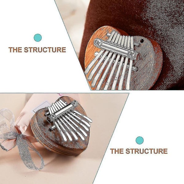 Thumb Pianos Pendant Kalimba Pocket Thumb Piano Thumb Finger Piano Mini Thumb P Carousel 4