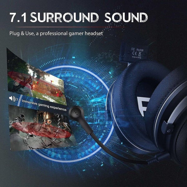 Gaming Headset With Microphone For Ps4/pc/ps5/laptop Enhanced Audio Experience Carousel 4