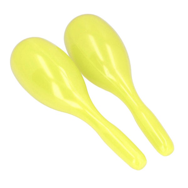music instrument 2Pcs Music Maracas Oval Shaped Plastic Hand Percussion Rattles Carousel 2