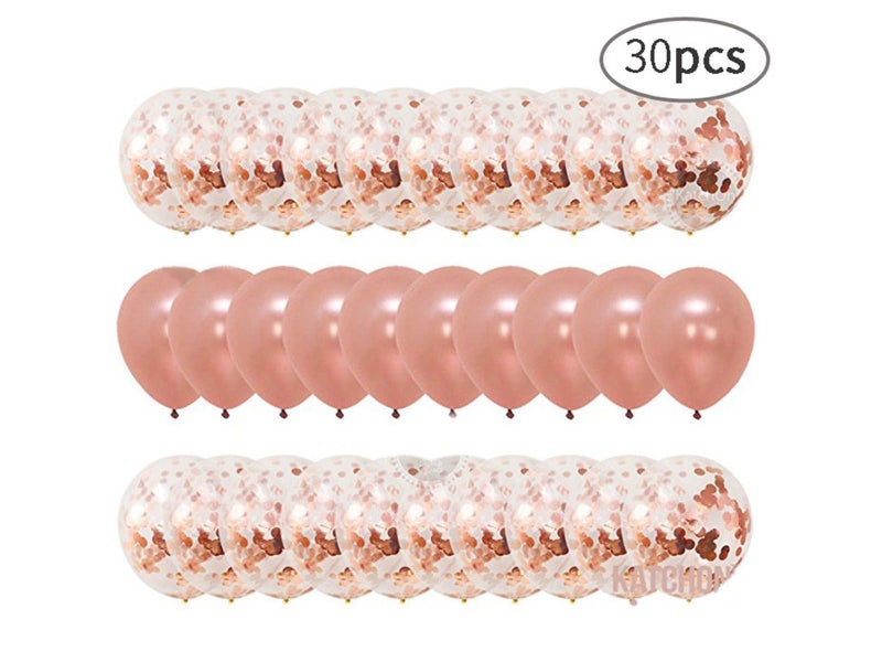 30 Pieces Confetti Balloons Birthday Wedding Party Decoration Balloons Carousel 3