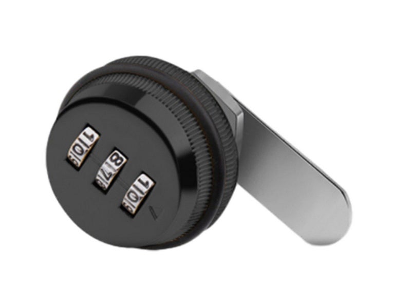 30mm 3 Digital Code Cam-Lock Cabinet Locker Keyless Security Lock Black Carousel 1