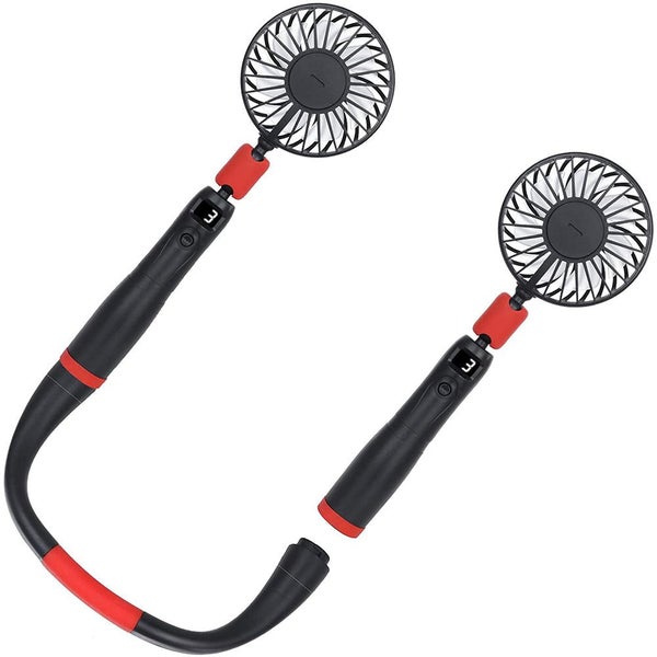 Portable 2-in-1 Handheld and Hanging Neck Fan Carousel 1