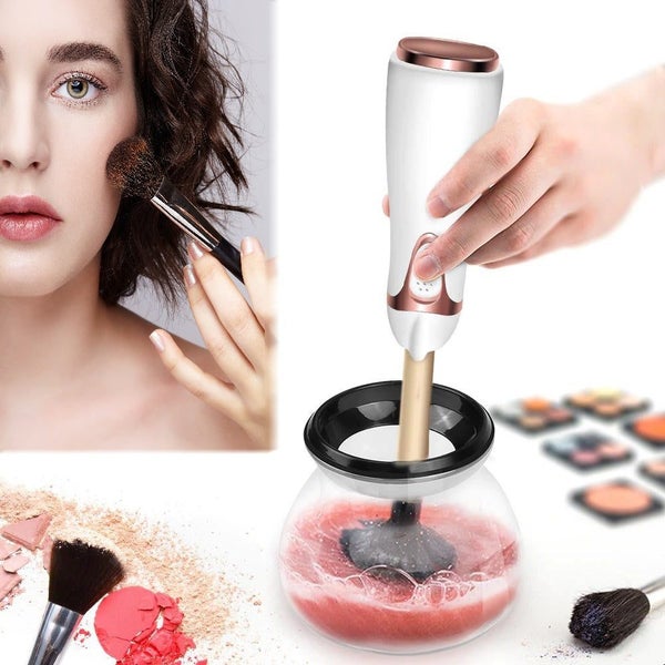 Electric Spinning Makeup Brush Cleaning Kit Carousel 12