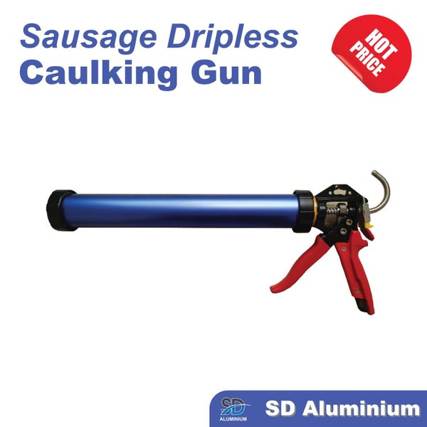 Manual Sausage Silicone Dripless Caulking Applicator Gun Carousel 1