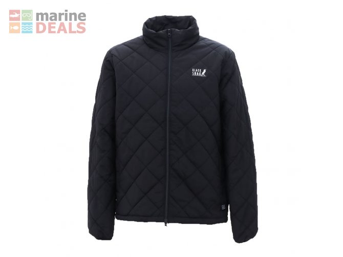 Black Shag Heated Puffer Jacket Small Carousel 1