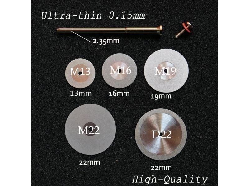 Ultra-thin 0.15mm Double Sided Diamond Cutting Disc For Separating Polishing Or Carousel 1
