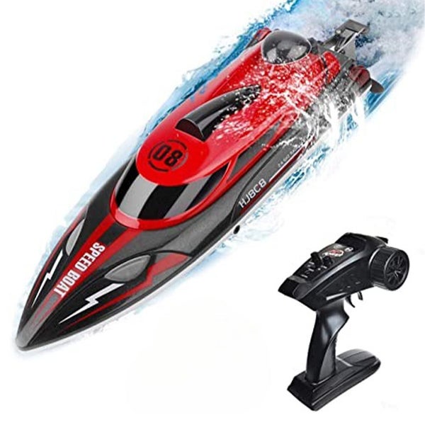 2.4Ghz RC High-Speed Boat for Adults and Kids for Lakes and Pools - USB Recha... Carousel 2