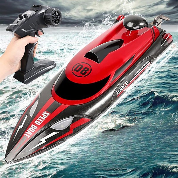 2.4Ghz RC High-Speed Boat for Adults and Kids for Lakes and Pools - USB Recha... Carousel 16
