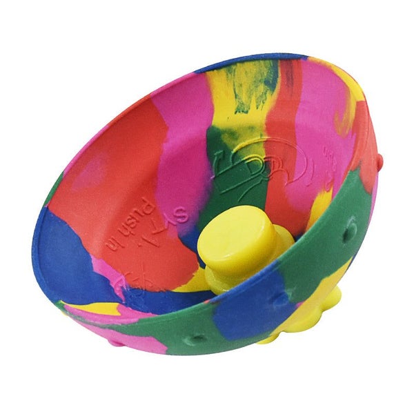 Children¯s Bouncing Novelty Toy Spinning Rubber Decompression Toy Carousel 2