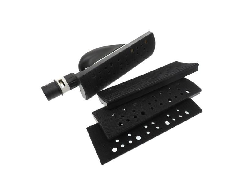 200 X 70mm Sanding Block Vacuum Hand Sander Sponge Pad Dust Free With 4 Pcs Carousel 1