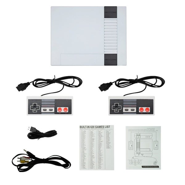 Mini Retro Game Console with Hundreds of Games- USB Powered Carousel 1