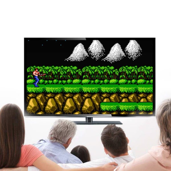 Mini Retro Game Console with Hundreds of Games- USB Powered Carousel 8