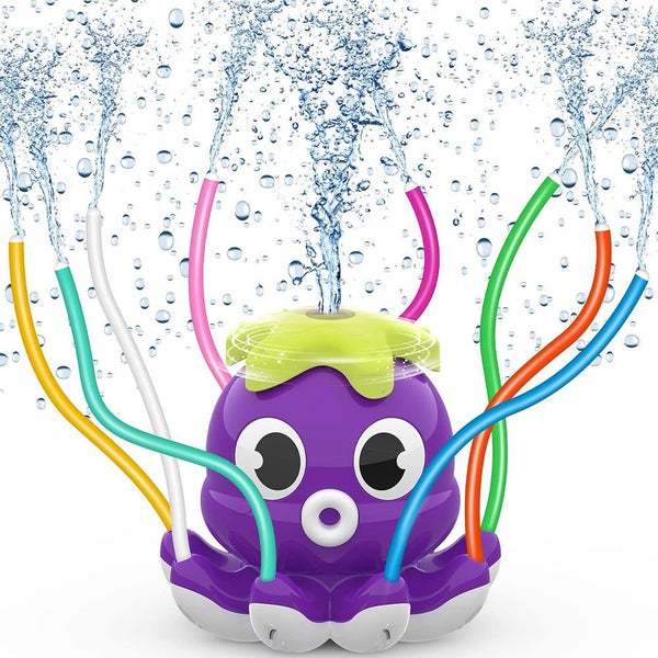 Summer Outdoor Water Spray Sprinkler for Kids and Toddlers with 8 Wiggle Tube... Carousel 1