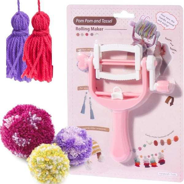 DIY Wool Yarn Craft Tassel and Pompom Maker Tool for Fluff Carousel 1