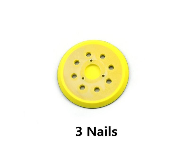 5 Inch 125mm 8 Holes 3/4 Nails Backing Pad Hook Loop Sanding Pads For Fits Air Carousel 1