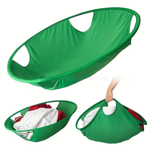 Portable and Collapsible Popup Laundry Hamper Carousel 2