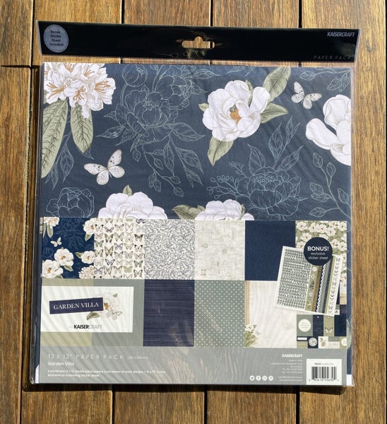 KAISERCRAFT 12 x 12 PAPER - GARDEN VILLA Carousel 1