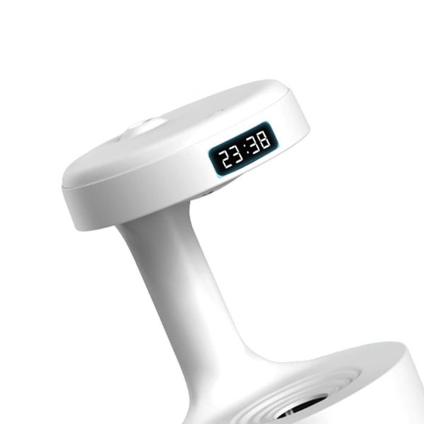 Anti-Gravity Droplet Humidifier with LED Smart Display Clock - USB Rechargeable Carousel 2