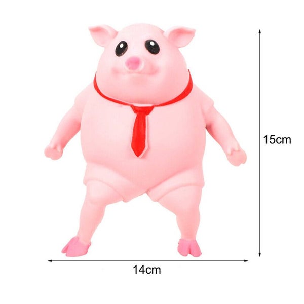 Stress Relief Animal Toy Figure Stretchable Decompression Toy Pig Carousel 2