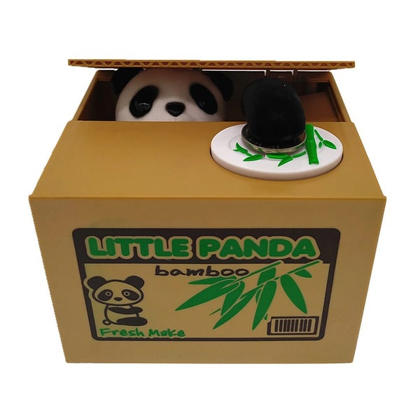 Creative Stealing Coins Panda Piggy Bank Carousel 1