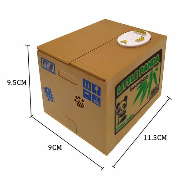 Creative Stealing Coins Panda Piggy Bank Carousel 10