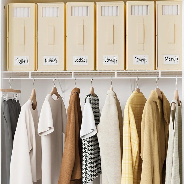 Foldable Bedding Sheet Storage Box Linen Wardrobe Organizer Carousel 11