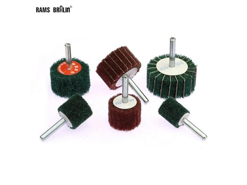1 Piece Non-woven Grinding Head Mounted Polishing Wheel For Metal Wood Plastic Carousel 2