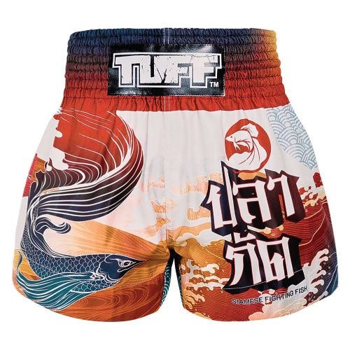 TUFF Siamese Fighting Fish Muay Thai Boxing Shorts Carousel 1