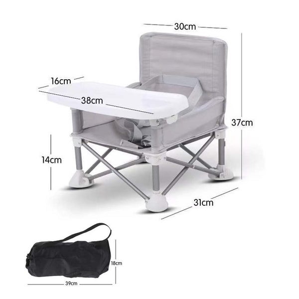 Foldable Camping and Dining Chair Outdoor Booster Seat for Toddlers Carousel 2