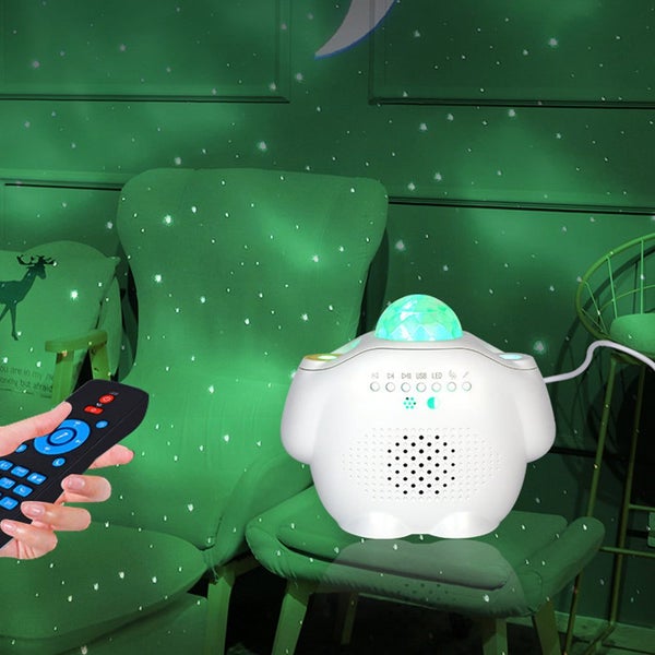 4 in 1 LED Galaxy Night Light Projector and BT Speaker-USB Rechargable Carousel 10