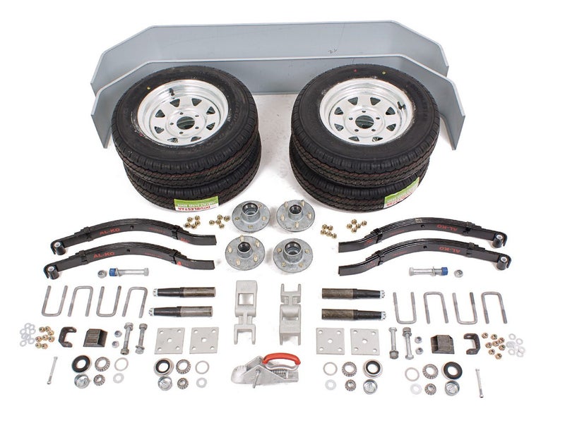 2000kg Tandem Axle 4 Wheel Trailer Part Set | ALKO Trailers, Parts & Kitsets Carousel 1