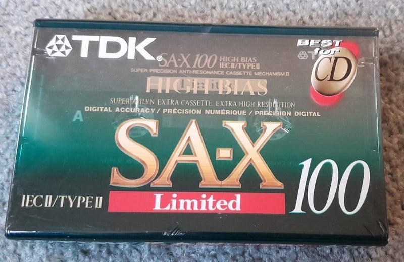 Also Great! - 1 x TDK SA-X 100 Min Type II Blank Audio Cassette Tape -Limited Carousel 1