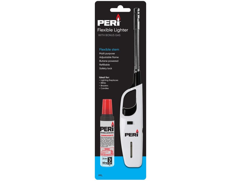 Peri Flexible Gas Lighter for Stoves & BBQ + Bonus Gas Refill Carousel 2
