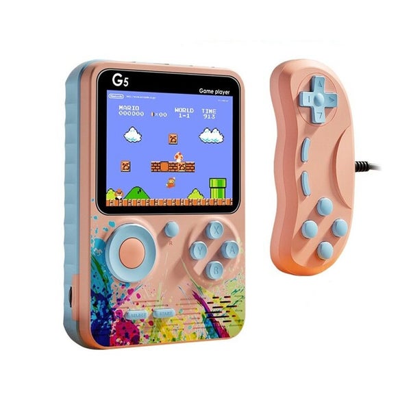 G5 Retro Game Console with 500 Built-in Nostalgic Games- USB Charging Carousel 2