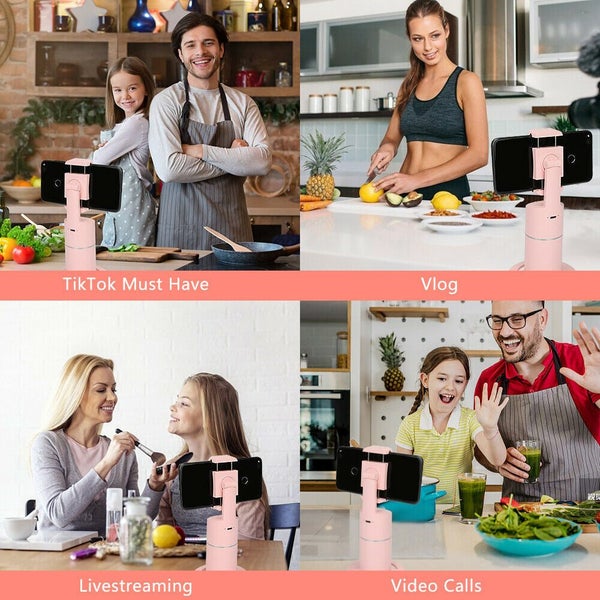 T2 Type-C Rechargeable Face Tracking Mobile Phone Holder Carousel 15