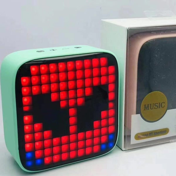 USB Charging Bluetooth Speaker with Pixel Animations Carousel 6