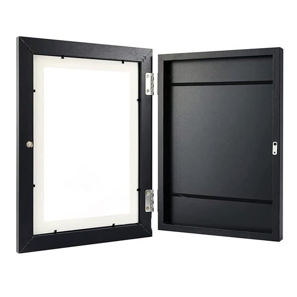 A4 Magnetic Front Opening Interchangeable Home Decor Photo Frame Carousel 2