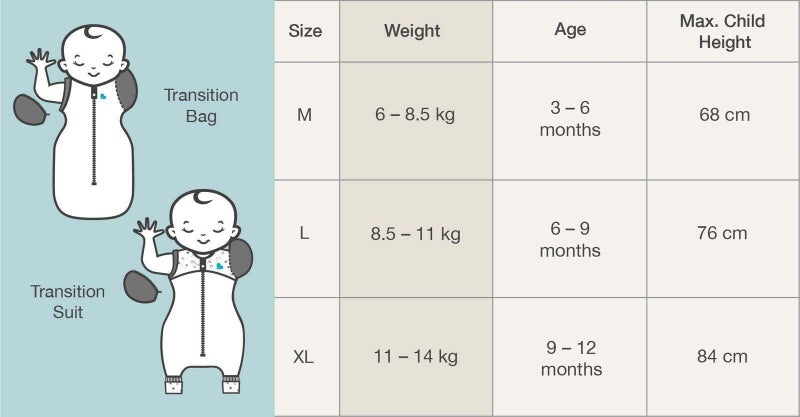 Love to Dream: Swaddle Up Transition Bag Warm 0.2 TOG - 'You Are My' (Large) Carousel 5
